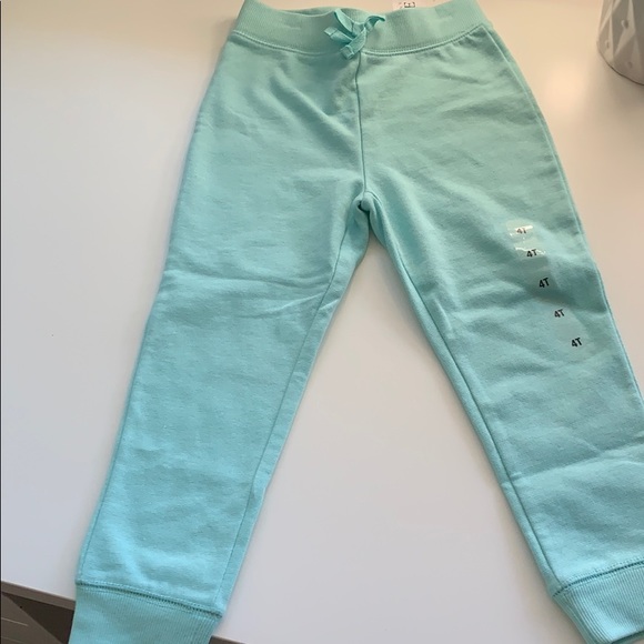 Girls Blue Sparkly joggers - Picture 3 of 3